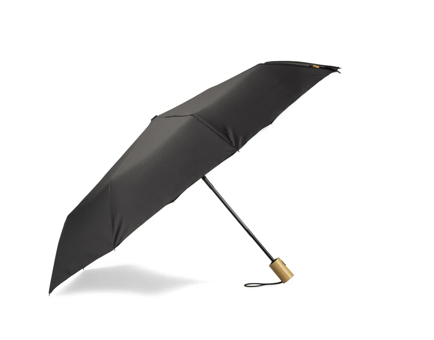 RALO parasol reklamowy z logo z drewnianą rączką