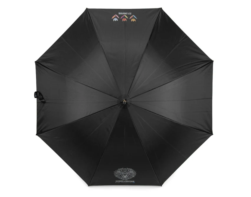 POTIK parasol męski automatyczny rPET z bambusem