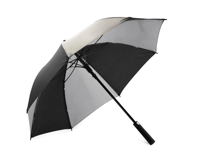 ISTA parasol automatyczny szary z odblaskiem 190T
