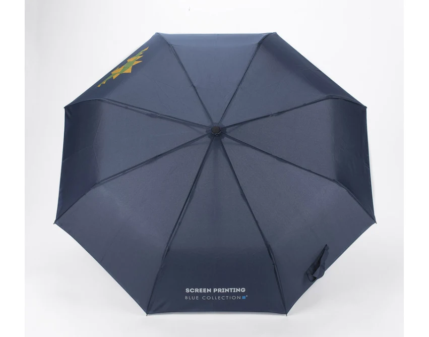 Parasol reklamowy z nadrukiem HOST, granatowy 96 cm