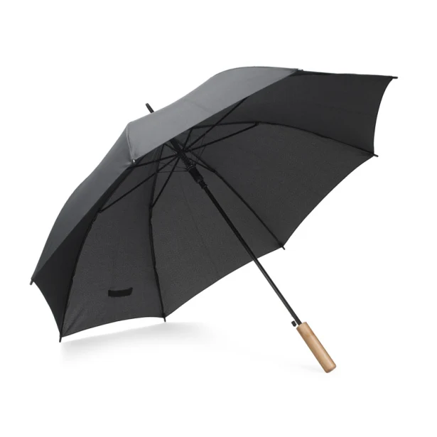 Parasol reklamowy z logo DARO rPET z bambusową rączką