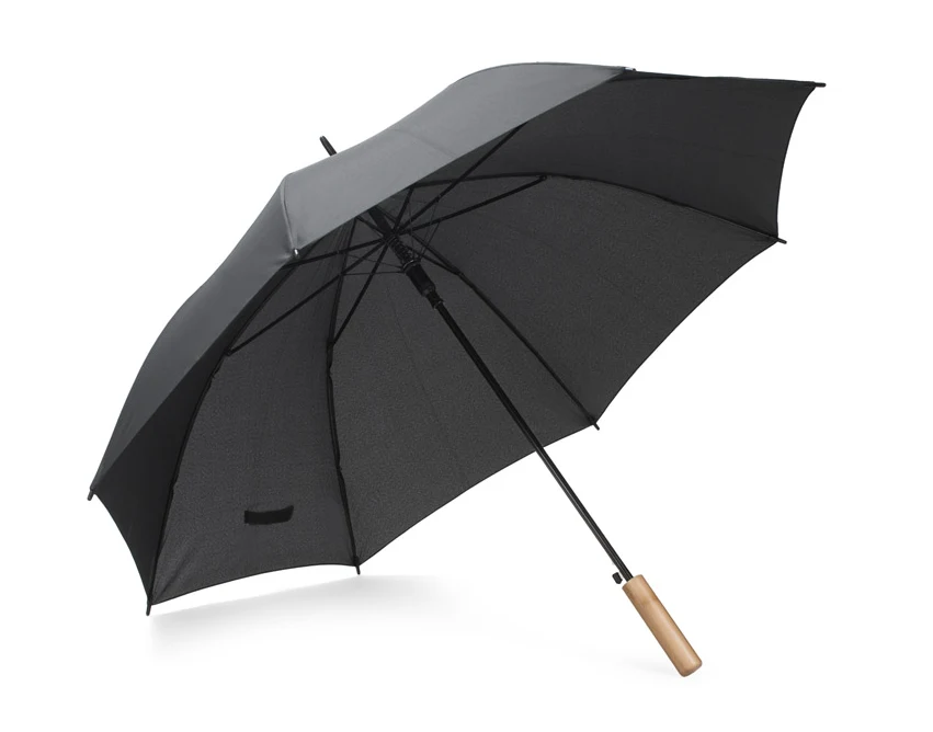 Parasol reklamowy z logo DARO rPET z bambusową rączką