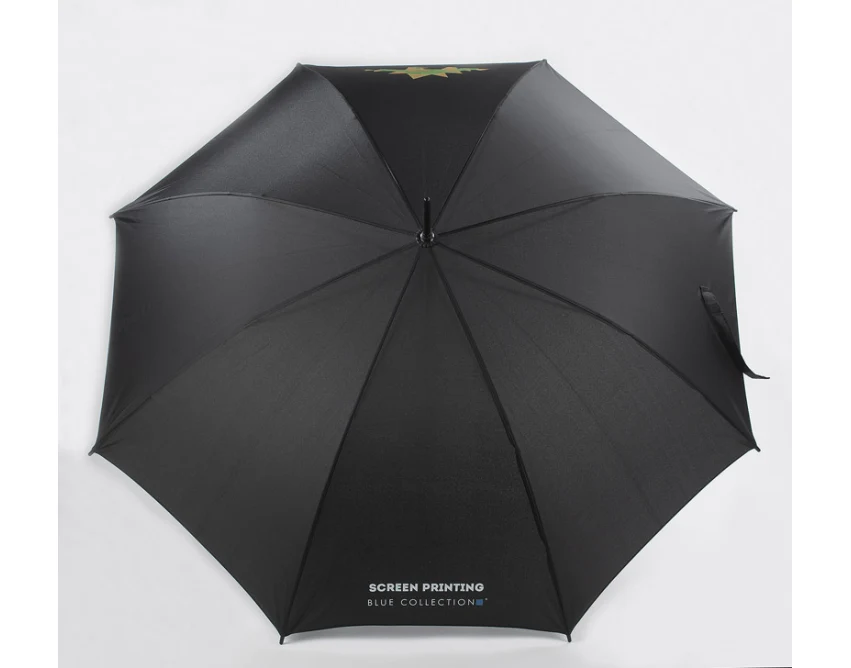 Parasol reklamowy z logo DARO rPET z bambusową rączką