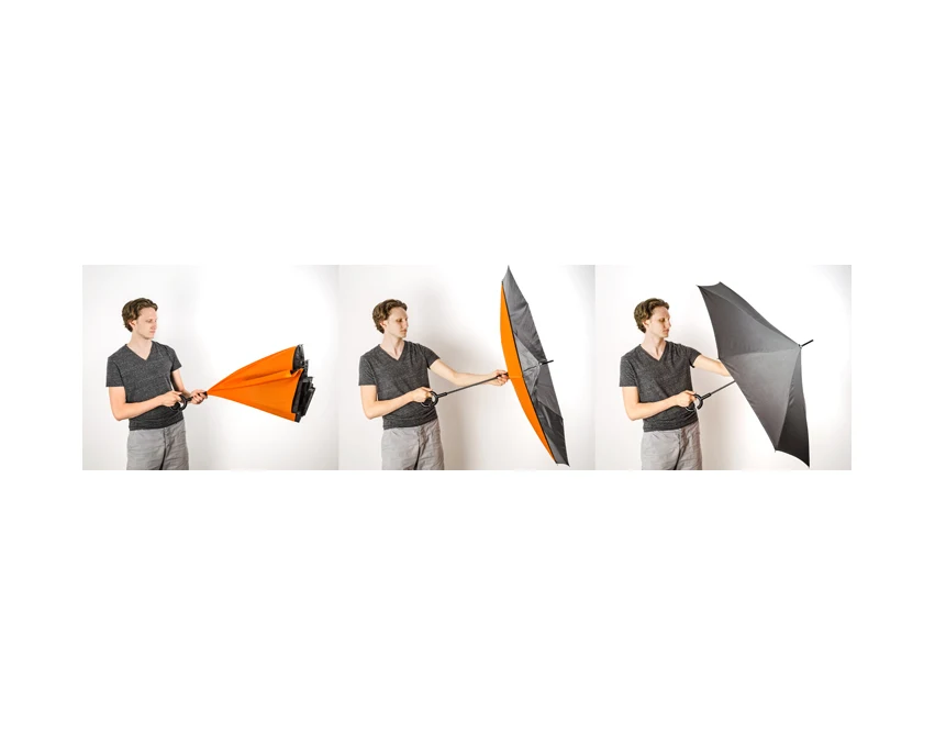 Parasol sztormowy z nadrukiem REVERS 116 cm