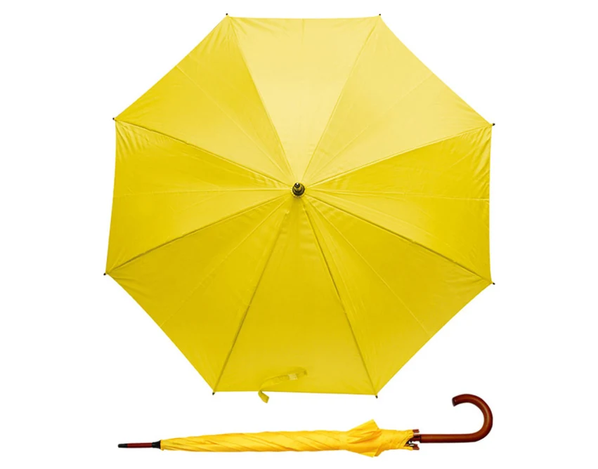 Parasol STICK reklamowy z drewnianą rączką z nadrukiem