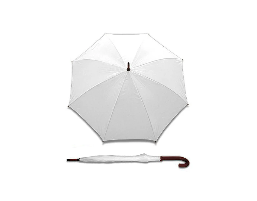 STICK parasol reklamowy 104 cm z drewnianą rączką