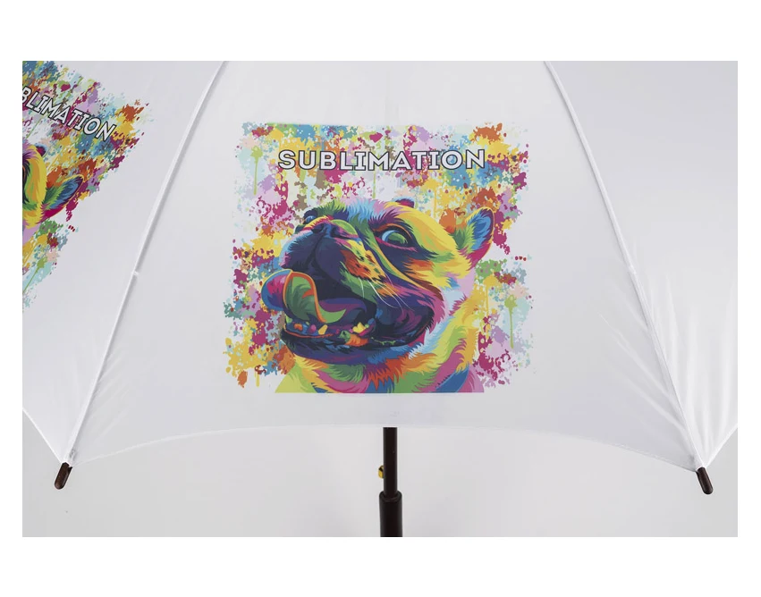 STICK parasol reklamowy 104 cm z drewnianą rączką