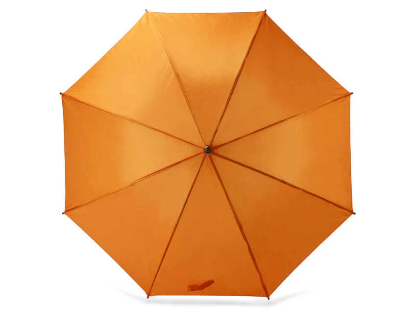 Parasol STICK 104 cm z drewnianą rączką, pomarańczowy