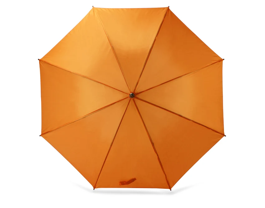 Parasol STICK 104 cm z drewnianą rączką, pomarańczowy