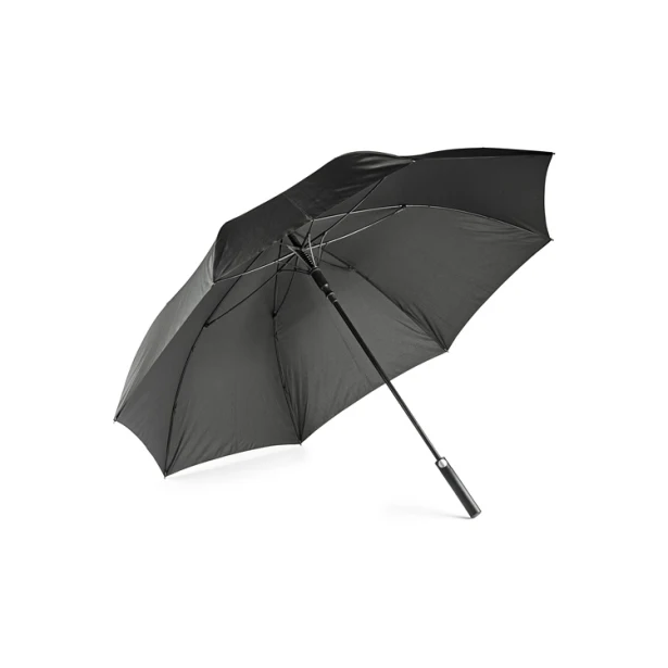 Parasol z logo firmy GENTLEMAN 122 cm czarny