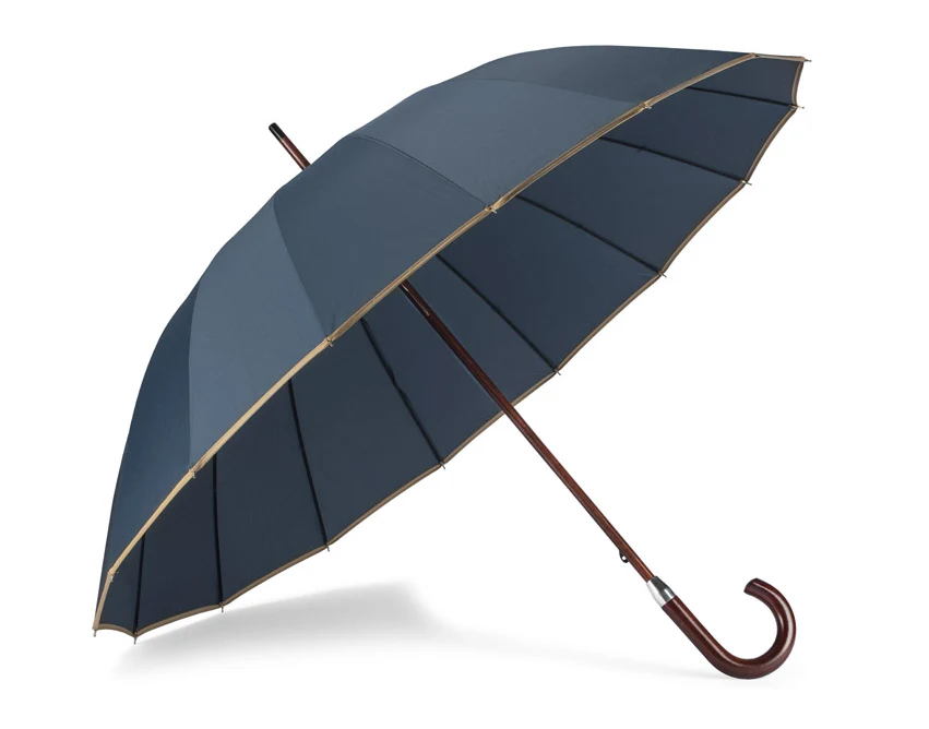 Parasol EVITA 16 paneli z drewnianą rączką
