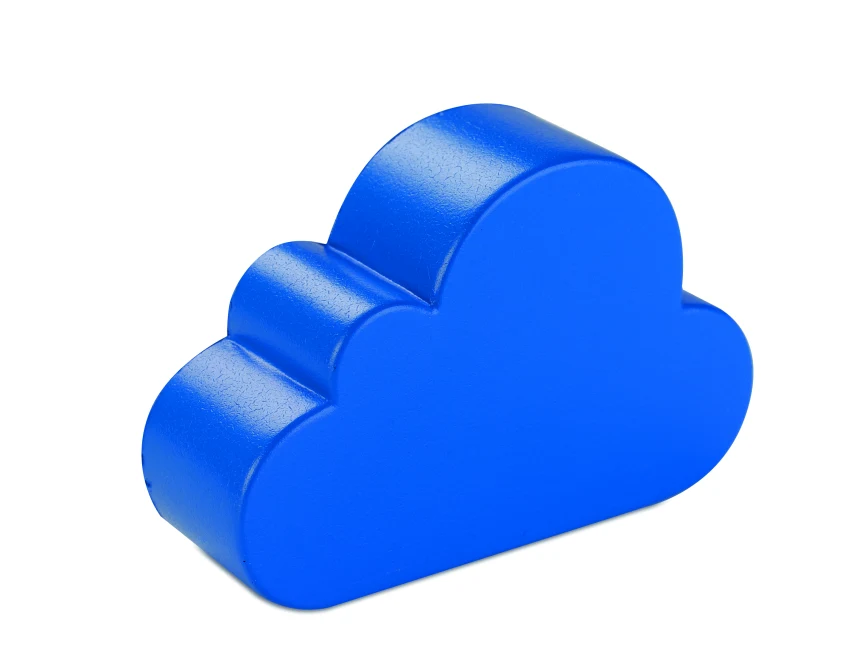Cloudy antystres z nadrukiem niebieska chmurka