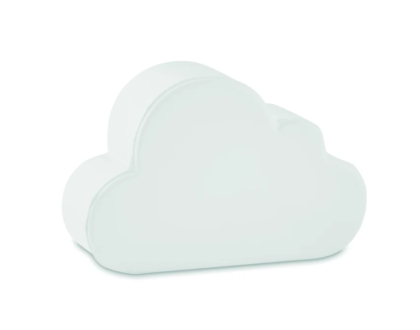 Cloudy antystres z logo, chmurka PU 8x5x2,5 cm