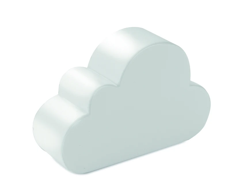 Cloudy antystres z logo, chmurka PU 8x5x2,5 cm
