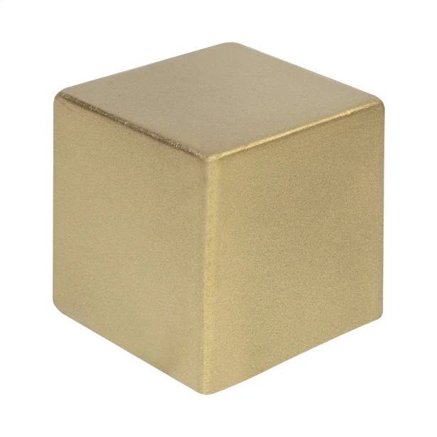 Cubix Shine antystres z logo 45 mm złoty