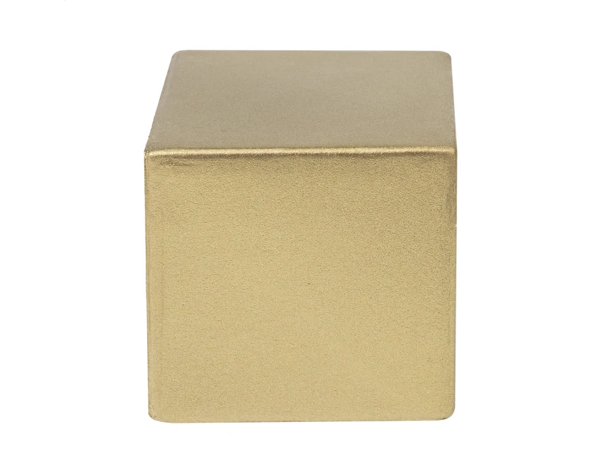 Cubix Shine antystres z logo 45 mm złoty