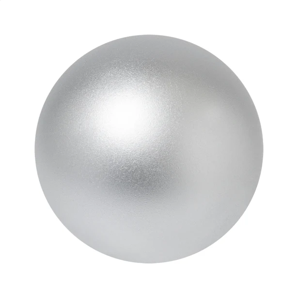 Piłeczka antystresowa z logo 70 mm metaliczna