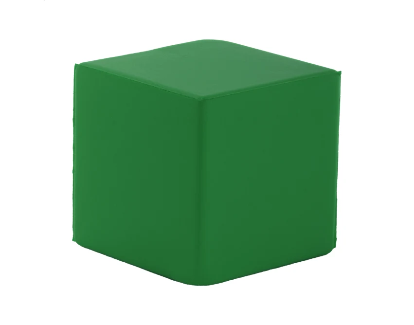 Antystres z logo 45 mm – sześcian z pianki PU