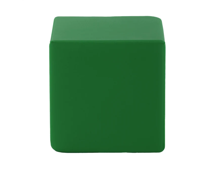 Antystres z logo 45 mm – sześcian z pianki PU