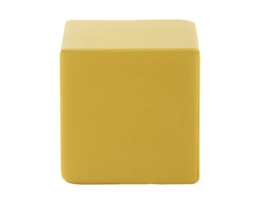Cubix antystres z logo z pianki PU 45 mm