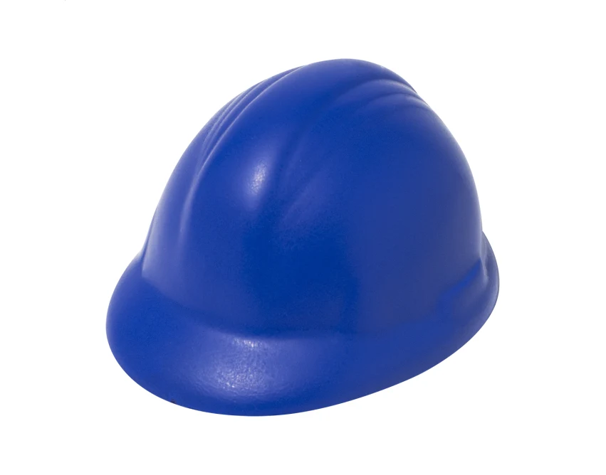Antystres kask z pianki PU z logo, 86×72×46 mm