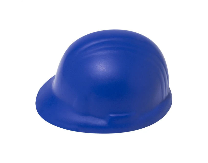 Antystres kask z pianki PU z logo, 86×72×46 mm