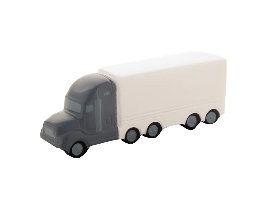 Antystres reklamowy ciężarówka z pianki PU 123×42 mm