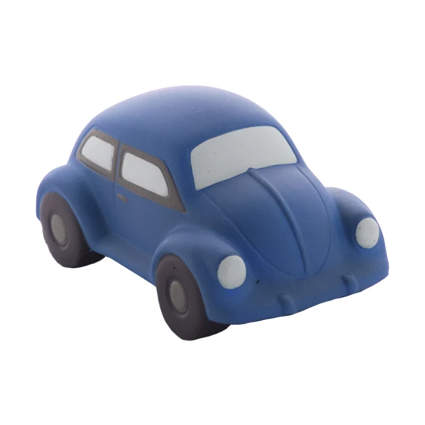 Antystres reklamowy auto z pianki PU niebieski