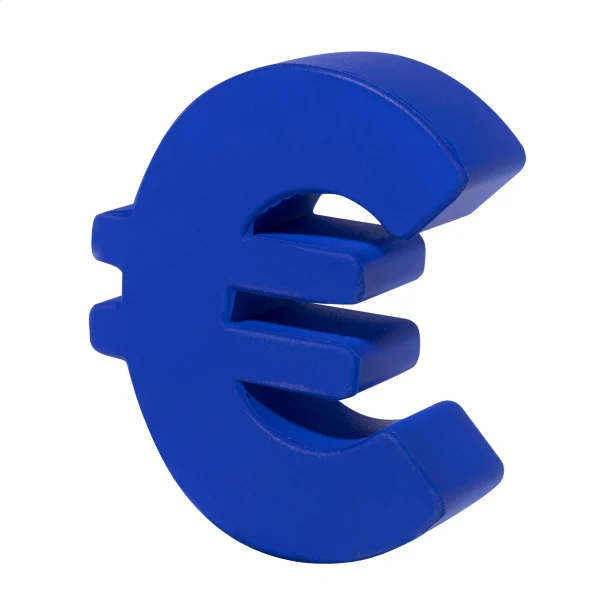 Eurochill antystres niebieski z logo w kształcie euro