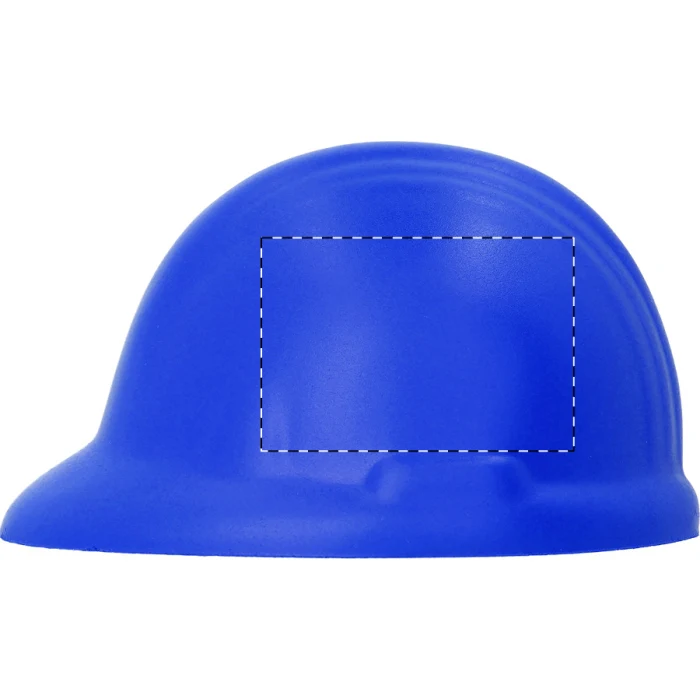 Schemat znakowania dla Tampondruk - P2 na gadżecie: Antystres kask z pianki PU z logo, 86×72×46 mm