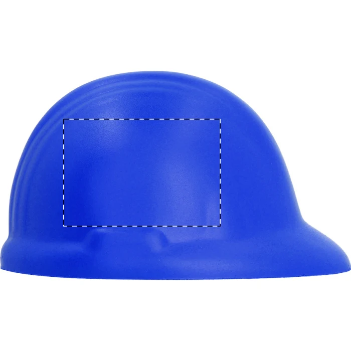 Schemat znakowania dla Grawerowanie laserowe (personalizacja) - NE1 na gadżecie: Antystres kask z pianki PU z logo, 86×72×46 mm