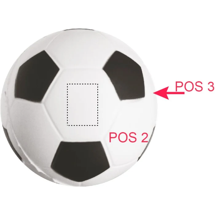 Schemat znakowania dla Tampondruk - P3 na gadżecie: Goal piłka antystresowa PU 6 cm z logo