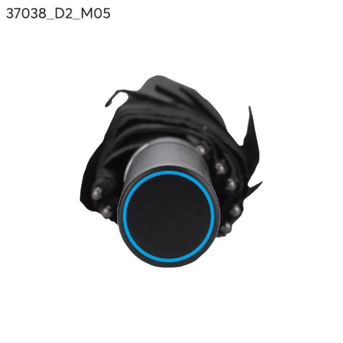 Schemat znakowania dla Doming - D2 na gadżecie: Parasol z logo firmy GENTLEMAN 122 cm czarny