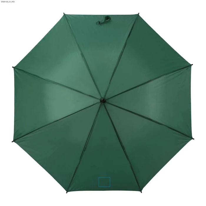 Schemat znakowania dla DTF - C1 na gadżecie: Parasol automatyczny STICK 104 cm z drewnianą rączką