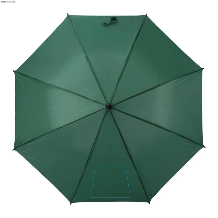 Schemat znakowania dla Sitodruk - S1 na gadżecie: Parasol automatyczny STICK 104 cm z drewnianą rączką