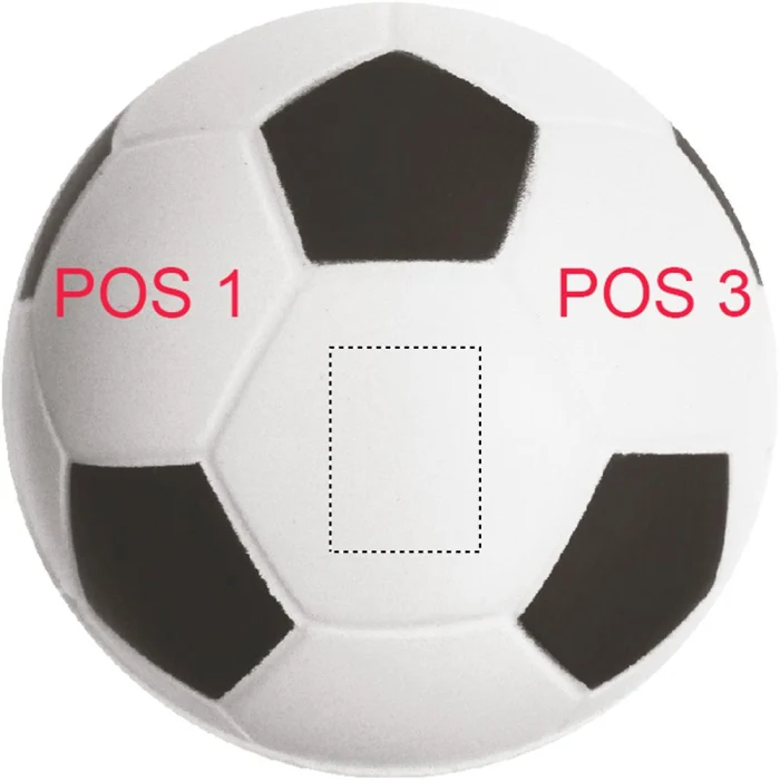 Schemat znakowania dla Tampondruk - P3 na gadżecie: Goal piłka antystresowa PU 6 cm z logo