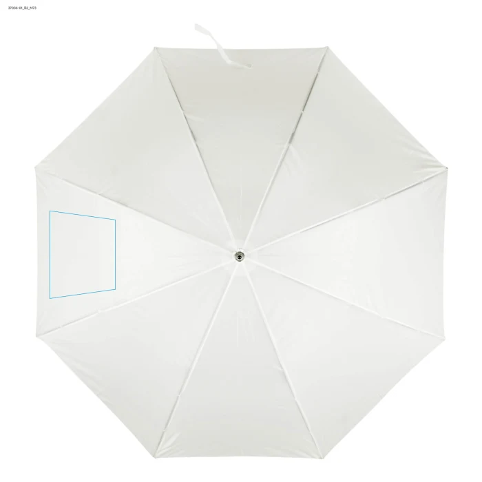 Schemat znakowania dla Sublimacja - B2 na gadżecie: Parasol SUNNY reklamowy z logo 103 cm biały