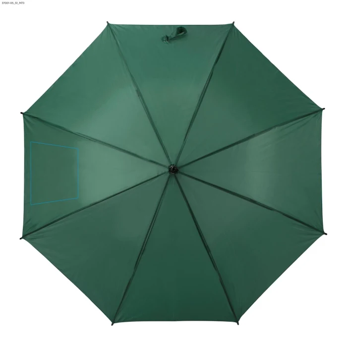Schemat znakowania dla Sitodruk - S1 na gadżecie: Parasol automatyczny STICK 104 cm z drewnianą rączką