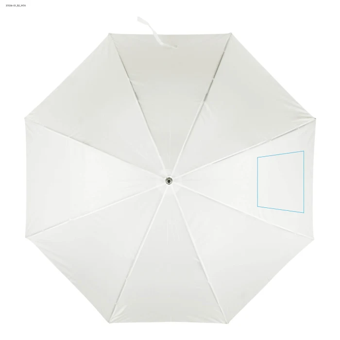 Schemat znakowania dla Sublimacja - B2 na gadżecie: Parasol SUNNY reklamowy z logo 103 cm biały