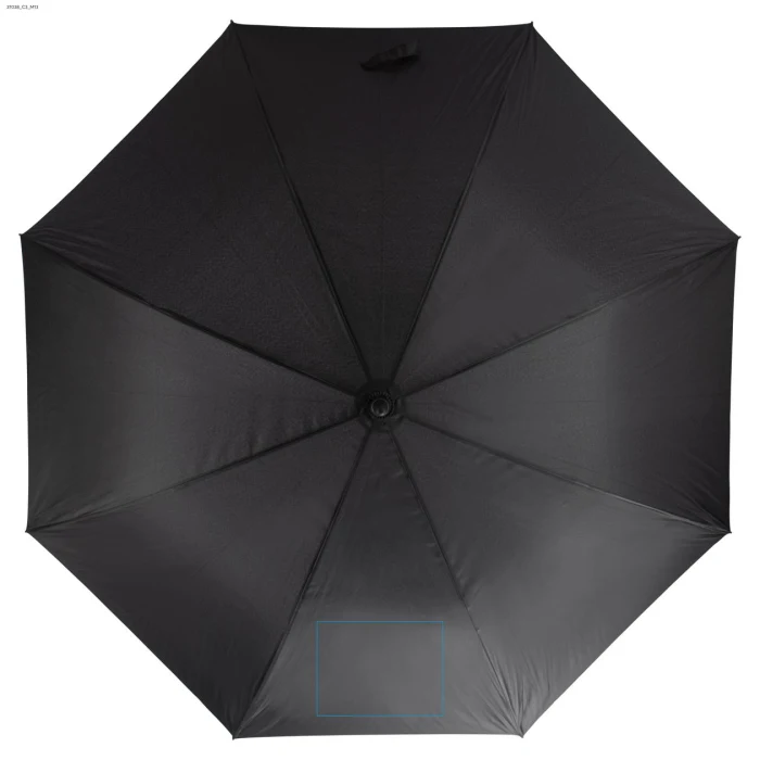 Schemat znakowania dla DTF - C3 na gadżecie: Parasol z logo firmy GENTLEMAN 122 cm czarny