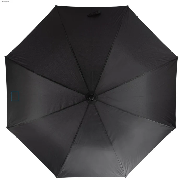 Schemat znakowania dla DTF - C1 na gadżecie: Parasol z logo firmy GENTLEMAN 122 cm czarny