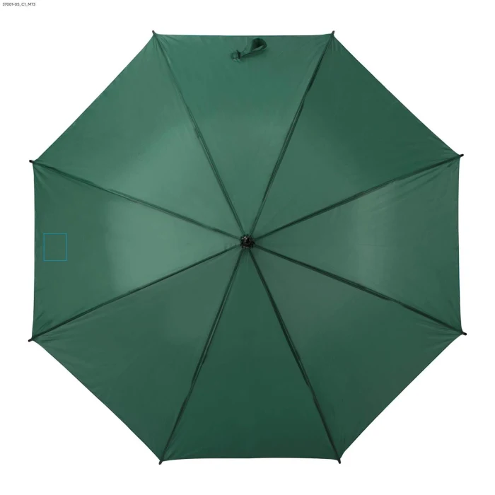 Schemat znakowania dla DTF - C1 na gadżecie: Parasol automatyczny STICK 104 cm z drewnianą rączką