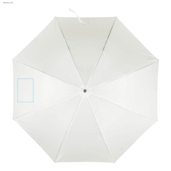 Schemat znakowania dla DTF - C2 na gadżecie: Parasol SUNNY reklamowy z logo 103 cm biały