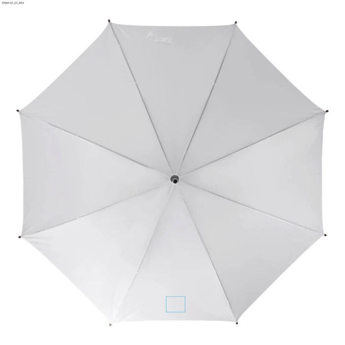 Schemat znakowania dla DTF - C1 na gadżecie: STICK parasol reklamowy 104 cm z drewnianą rączką