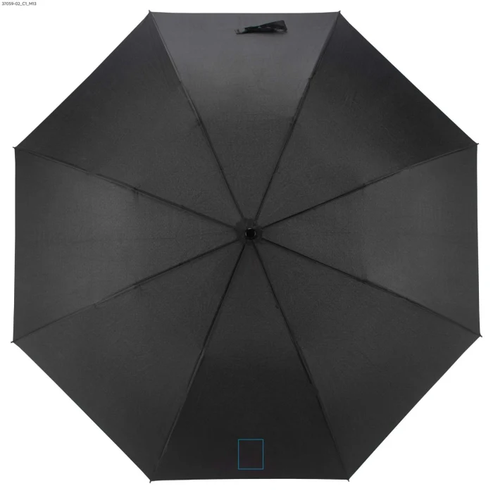 Schemat znakowania dla DTF - C1 na gadżecie: FANTO parasol reklamowy z logo 105 cm czarny