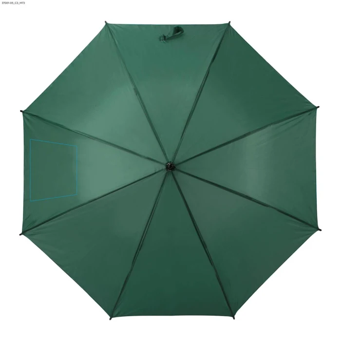Schemat znakowania dla DTF - C3 na gadżecie: Parasol automatyczny STICK 104 cm z drewnianą rączką
