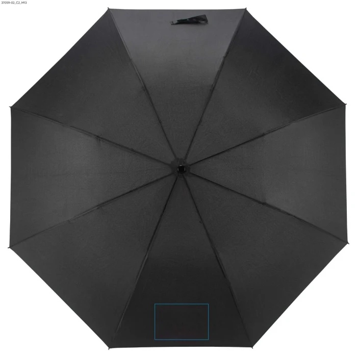 Schemat znakowania dla DTF - C2 na gadżecie: FANTO parasol reklamowy z logo 105 cm czarny