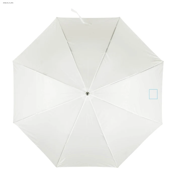 Schemat znakowania dla DTF - C1 na gadżecie: Parasol SUNNY reklamowy z logo 103 cm biały