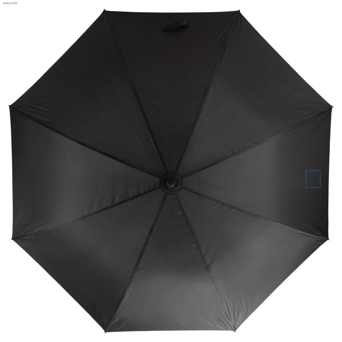 Schemat znakowania dla DTF - C1 na gadżecie: Parasol z logo firmy GENTLEMAN 122 cm czarny