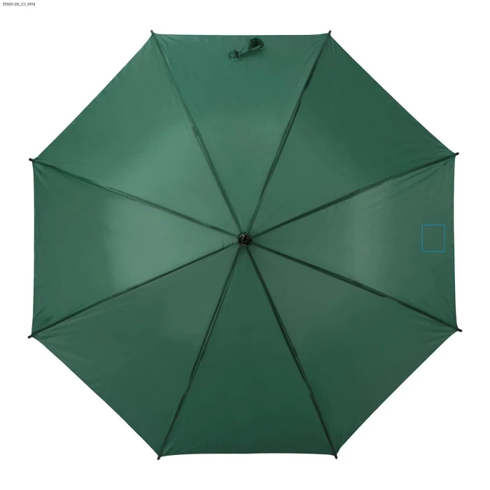 Schemat znakowania dla DTF - C1 na gadżecie: Parasol automatyczny STICK 104 cm z drewnianą rączką